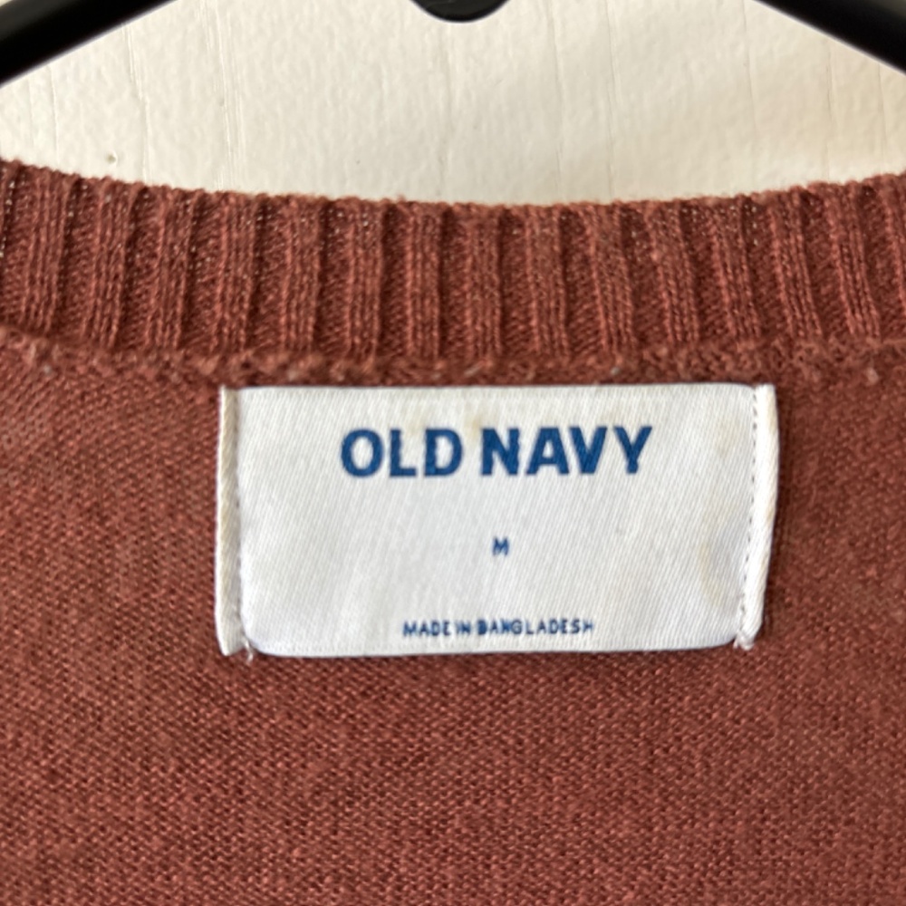 Lightweight open rust cardigan - Picture 2 of 4